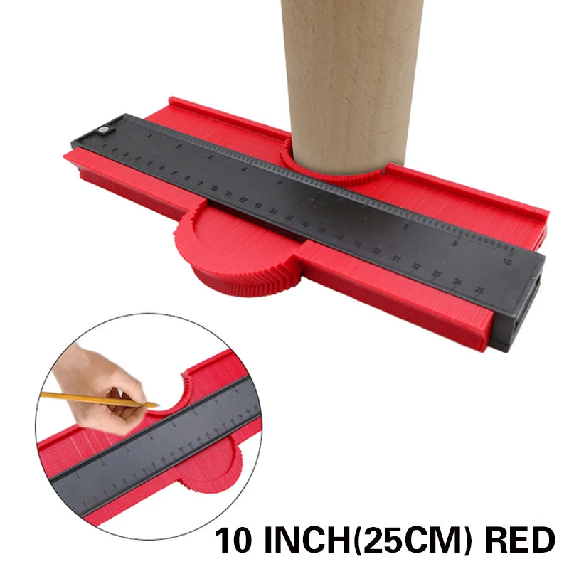 Professional Contour Gauge Tool | 10cm Profile Copier for Woodworking, Flooring & DIY Projects | Precision Measuring Template for Perfect Cuts