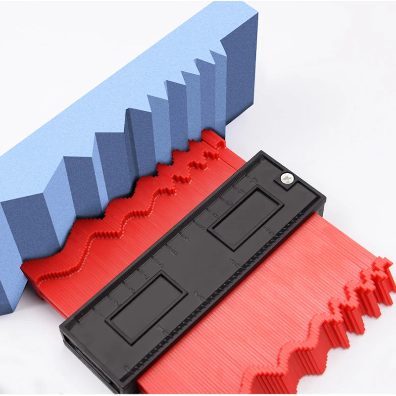 Professional Contour Gauge Tool | 10cm Profile Copier for Woodworking, Flooring & DIY Projects | Precision Measuring Template for Perfect Cuts