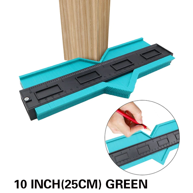 Professional Contour Gauge Tool | 10cm Profile Copier for Woodworking, Flooring & DIY Projects | Precision Measuring Template for Perfect Cuts
