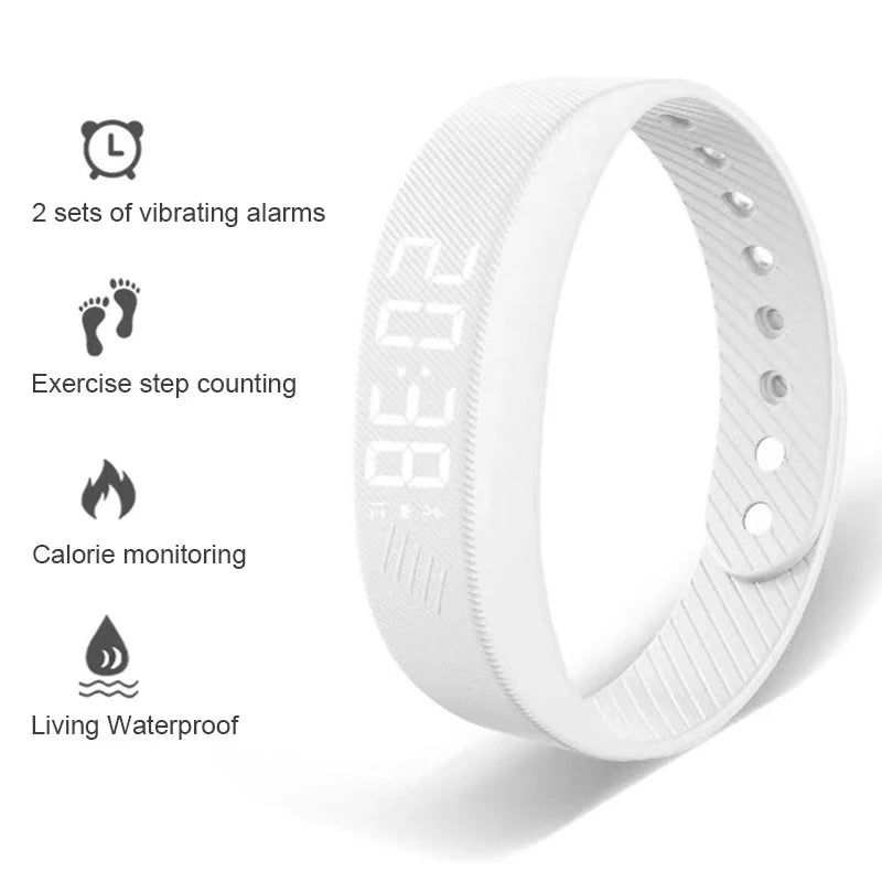 Smart Multifunctional Wristband Fitness Bracelet IP65 Waterproof Sports LED Activity Sleep Tracker Smart Watch Pedometer