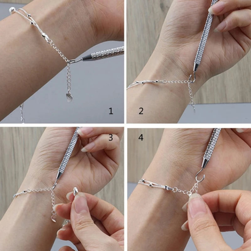 Bracelet Helper Pliers Kit | Jewelry Clasp Tool for Watch Bands, Necklace Clasps & DIY Repair | Premium Spring Clip Closer Plier - FREE SHIPPING