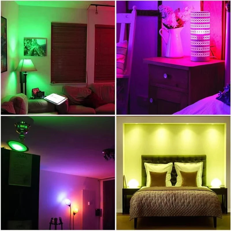 Smart bulbs - LED Bluetooth Lamp E27 Smart Ball Bulb 12W Speaker Music APP Remote Control Dimmable Night Light Decor Home Party