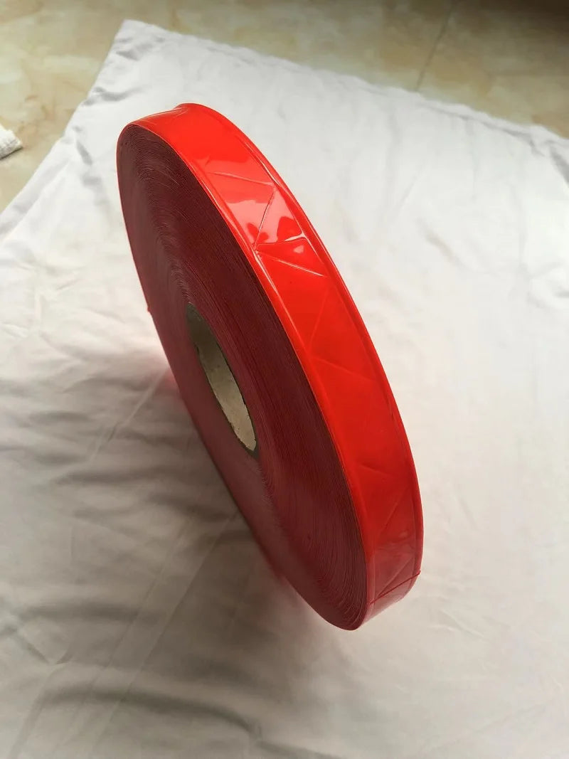 1 Inch Width PVC Night Fluorescent Reflective Warning Tape Garment Auxiliary Material