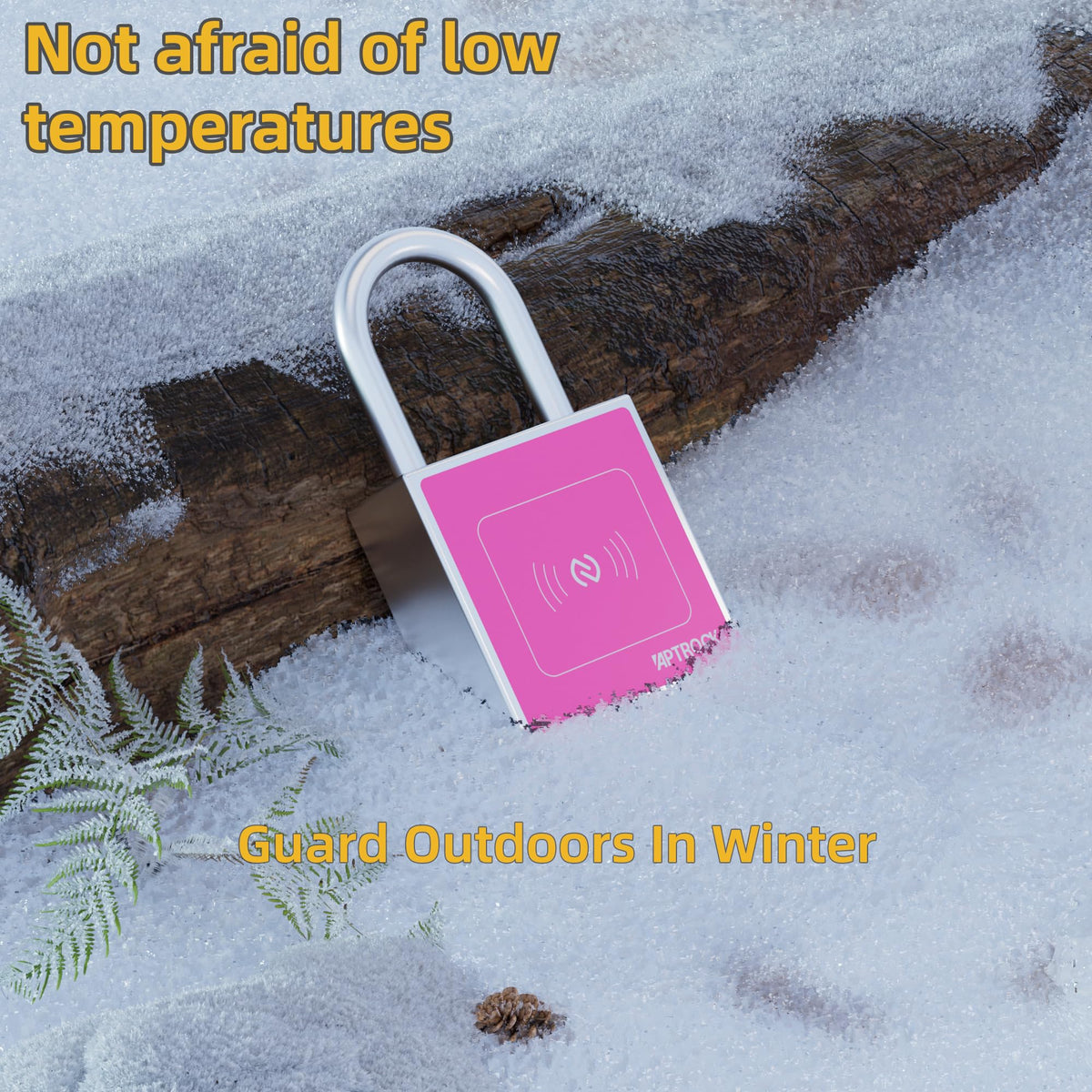 Battery Free Smart Padlock,Keyless Smart Lock, Electronic Lock,Smart Outdoor Lock, gate Lock,Fence Lock,SS304 Solid Steel Lock,Waterproof Outdoor Lock,Smart Lock for Bicycle，NFC Smart Lock - WITH FREE SHIPPING