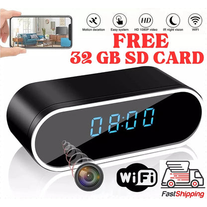 Mini WiFi Clock Camera 1080P