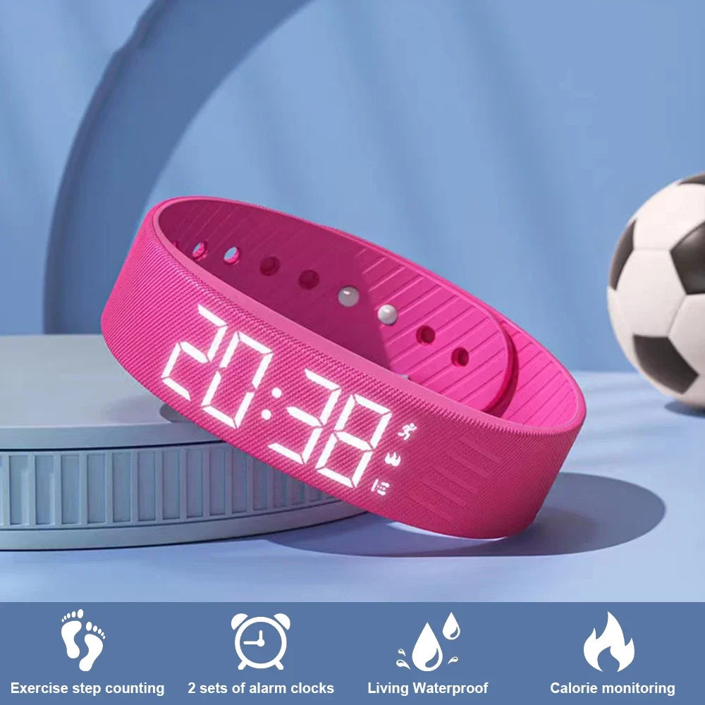 Smart Multifunctional Wristband Fitness Bracelet IP65 Waterproof Sports LED Activity Sleep Tracker Smart Watch Pedometer
