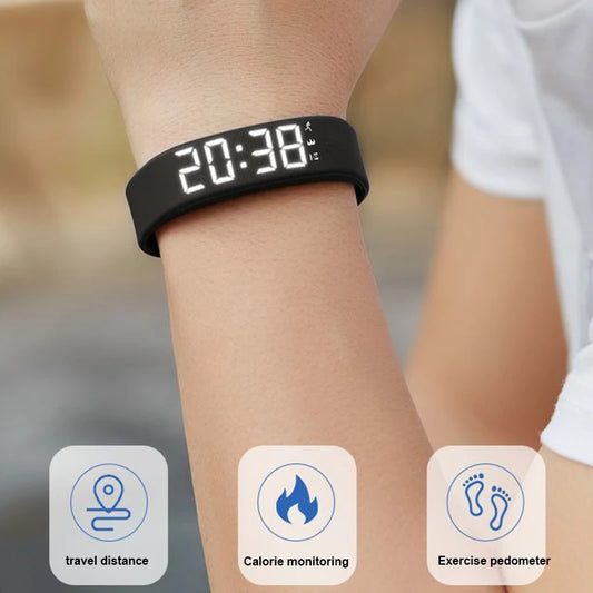 Smart Multifunctional Wristband Fitness Bracelet IP65 Waterproof Sports LED Activity Sleep Tracker Smart Watch Pedometer