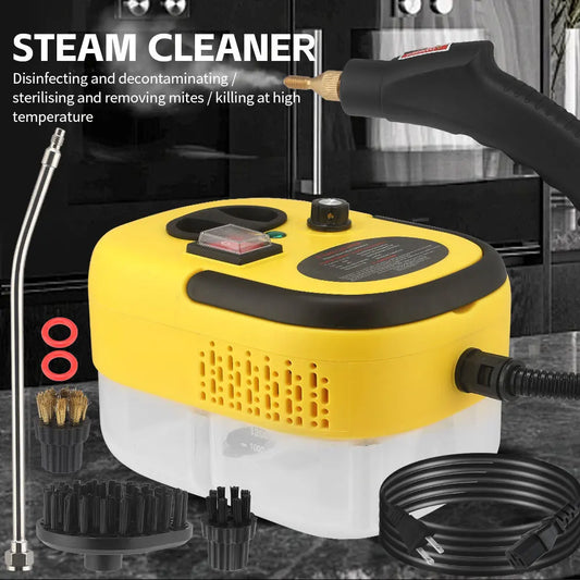 New High Temperature & High Pressure Steam Cleaning Machine – Kitchen Oil & Car Disinfection Cleaner - FREE SHIPPING