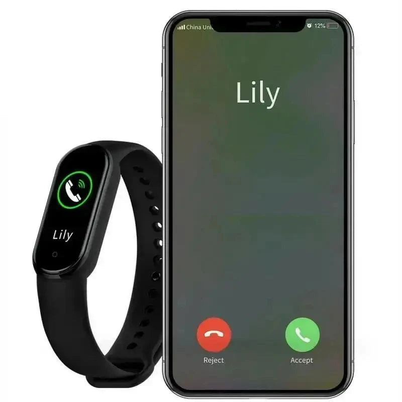 Smart Watches for Male and Female Students Sports Watches Bluetooth Synchronous Mobile Phone Information Smart Watches
