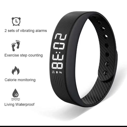 Smart Multifunctional Wristband Fitness Bracelet IP65 Waterproof Sports LED Activity Sleep Tracker Smart Watch Pedometer