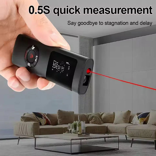 Portable Laser Rangefinder tool 40M/60M Mini Intelligent Laser Rangefinder Measurement Infrared rangefinder USB rechargeable