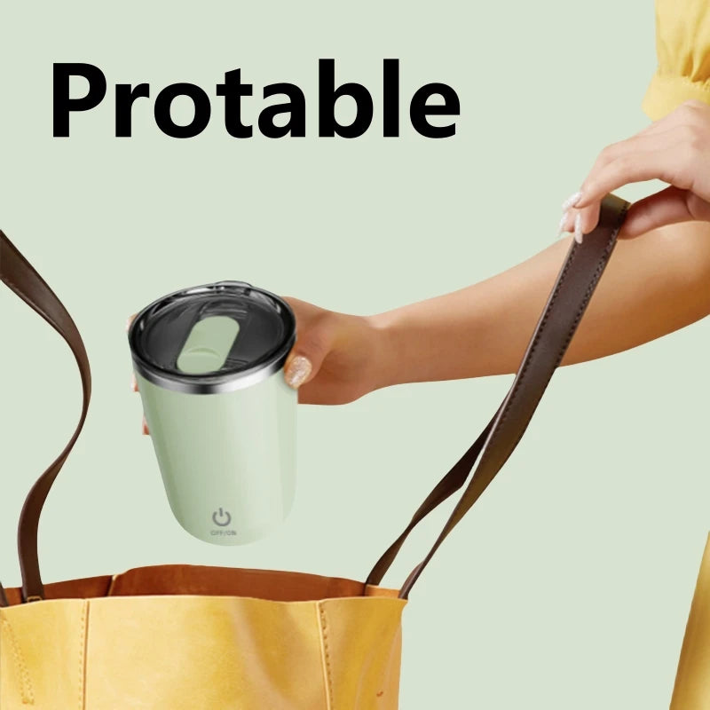 350ml Self-Stirring USB Mug - Thermal Insulated