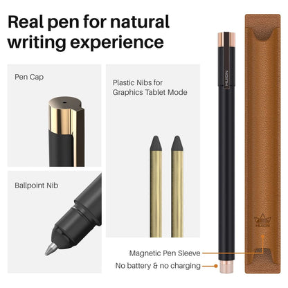 Smart Notebook Huion Note X10 Wireless Graphics Tablet Electronic Draft Notepad 50 Pages Support iOS ipadOS Android