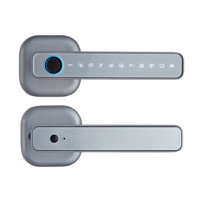 Smart Single Latch Lock  -Dead Bolt For Indoor  Or SmartLife APP Smart Fingerprint Password RFID IC Card  Home Wooden Metal Door