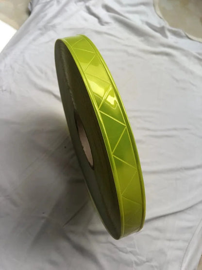 1 Inch Width PVC Night Fluorescent Reflective Warning Tape Garment Auxiliary Material