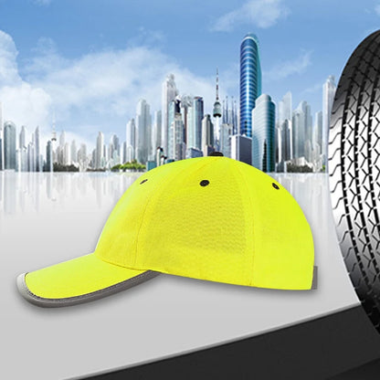 High Visibility Reflective Baseball Cap – Colored Personal Safety Hat for Work & Traffic