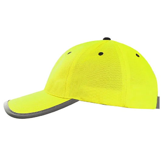 High Visibility Reflective Baseball Cap – Colored Personal Safety Hat for Work & Traffic