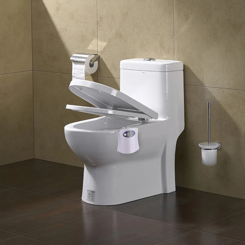 Toilet Night Light PIR Motion Sensor Toilet Lights LED Washroom Night Lamp 16 Colors Toilet Bowl Lighting For Bathroom Washroom