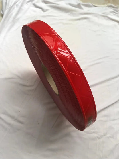1 Inch Width PVC Night Fluorescent Reflective Warning Tape Garment Auxiliary Material