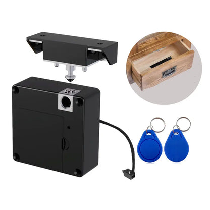 Smart Drawer Lock - Cabinet Lock  -Invisible Electronic RFID 13.56MHz IC - Intelligent Keyless Sensor Lock Easy To Install