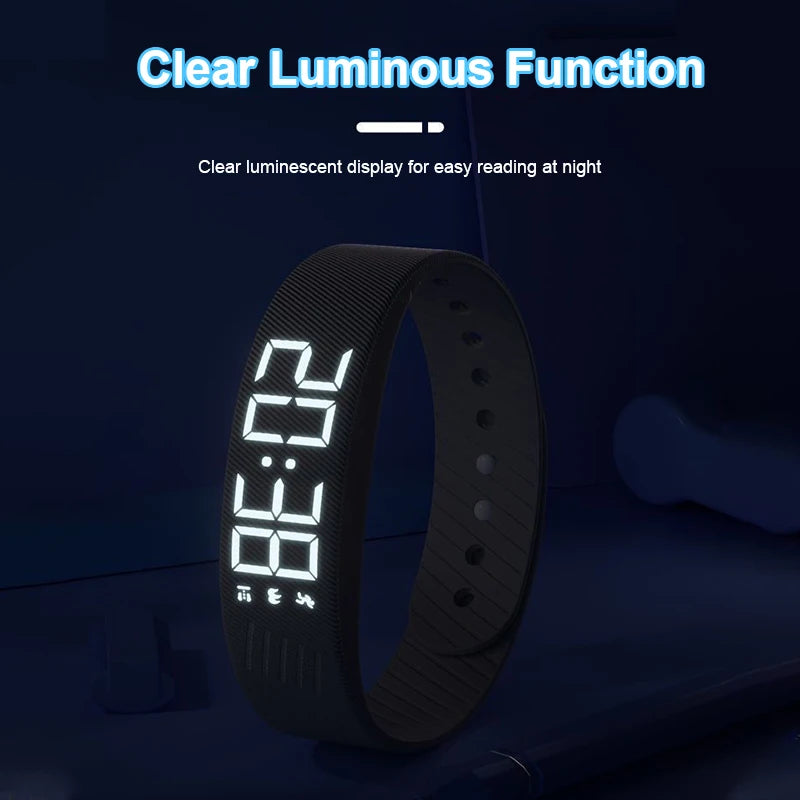 Smart Multifunctional Wristband Fitness Bracelet IP65 Waterproof Sports LED Activity Sleep Tracker Smart Watch Pedometer