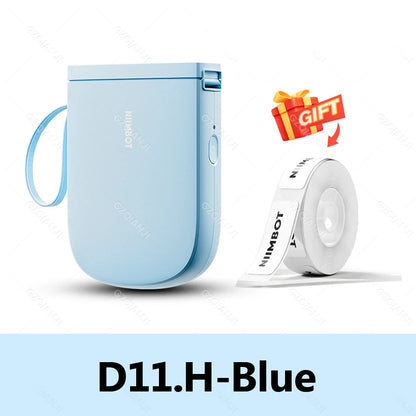 NIIMBOT Label Printer Bluetooth | Household Non-Drying Label | Machine Fast Printing Home Use Office. Mini Portable Bluetooth Wireless Label Maker Name Tag Kitchen Sticker Printing Maker D11H 300DPI