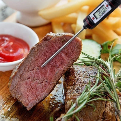 Digital Meat Thermometer Cooking Food Kitchen Probe Water Milk Oil Liquid Oven Digital Temperature