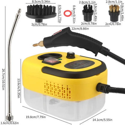 New High Temperature & High Pressure Steam Cleaning Machine – Kitchen Oil & Car Disinfection Cleaner - FREE SHIPPING