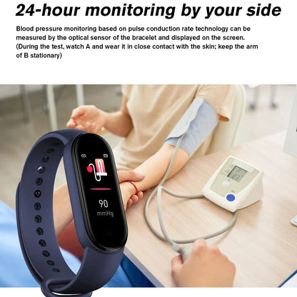 Smart Watches for Male and Female Students Sports Watches Bluetooth Synchronous Mobile Phone Information Smart Watches