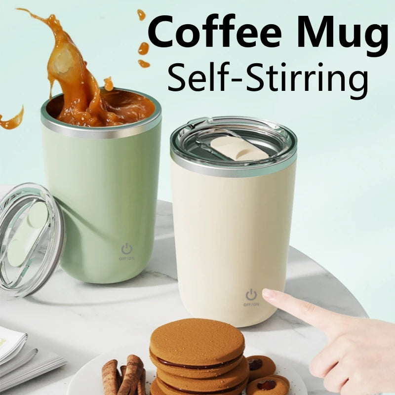 350ml Self-Stirring USB Mug - Thermal Insulated