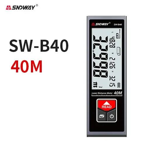 Smart Laser Tape Measure - Mini Metal Laser Distance Meter Rechargeable Rangefinder -  High Accuracy 40M 50M 60M Measuring Tape -  Construction Measuring Tool