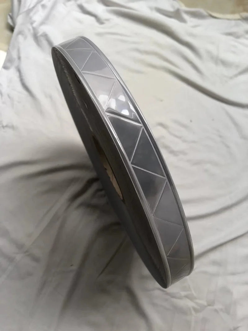 1 Inch Width PVC Night Fluorescent Reflective Warning Tape Garment Auxiliary Material