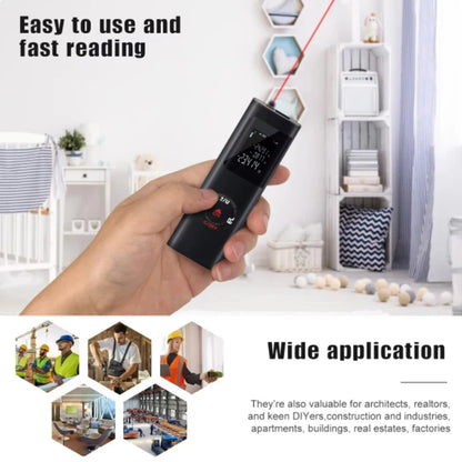 Portable Laser Rangefinder tool 40M/60M Mini Intelligent Laser Rangefinder Measurement Infrared rangefinder USB rechargeable